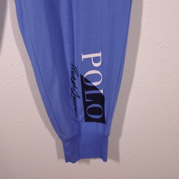 Polo Ralph Lauren Pajama Pants Men's 4X Blue Sleep Jogger Pockets Lounge Wear - Picture 3 of 11